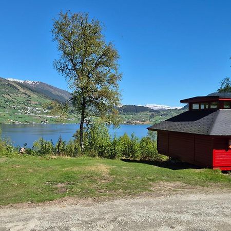 Kvamshaugen Hytter Luster Buitenkant foto