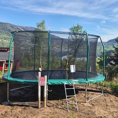 Kvamshaugen Hytter Luster Buitenkant foto