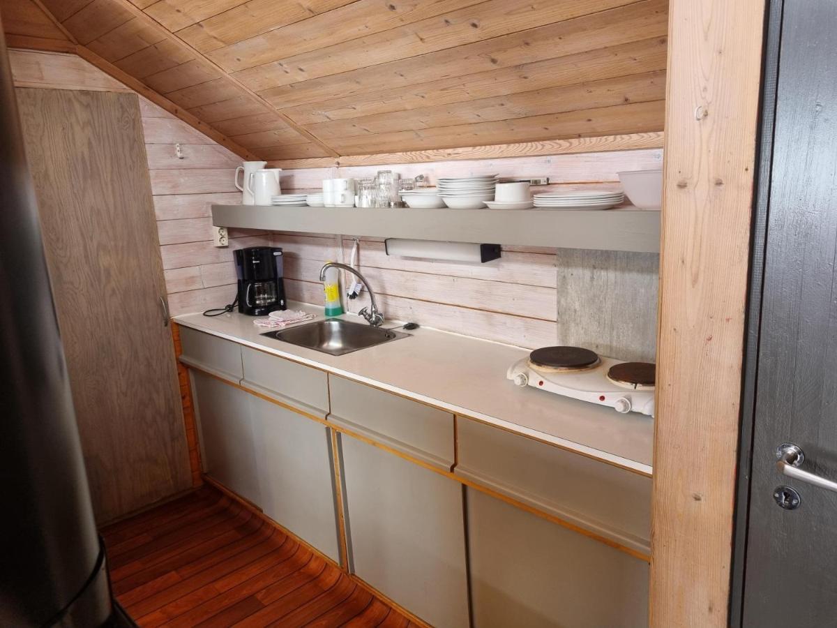 Kvamshaugen Hytter Luster Buitenkant foto